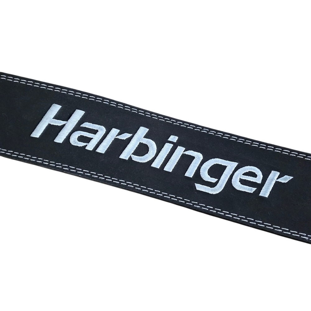 Harbinger Leather Weightlifting Belt Black Size M Gym Fitness Powerlifting NWOT - Picture 2 of 7